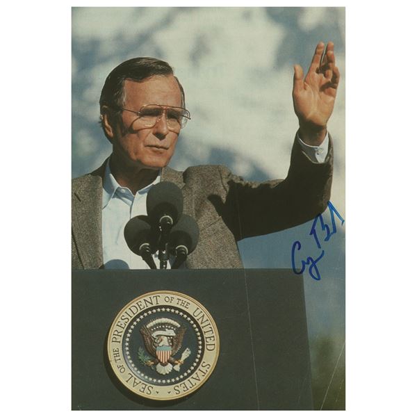 George Bush Signed Photograph
