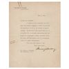 Image 1 : Warren G. Harding Typed Letter Signed