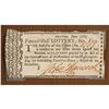 Image 2 : John Hancock Signed Lottery Ticket