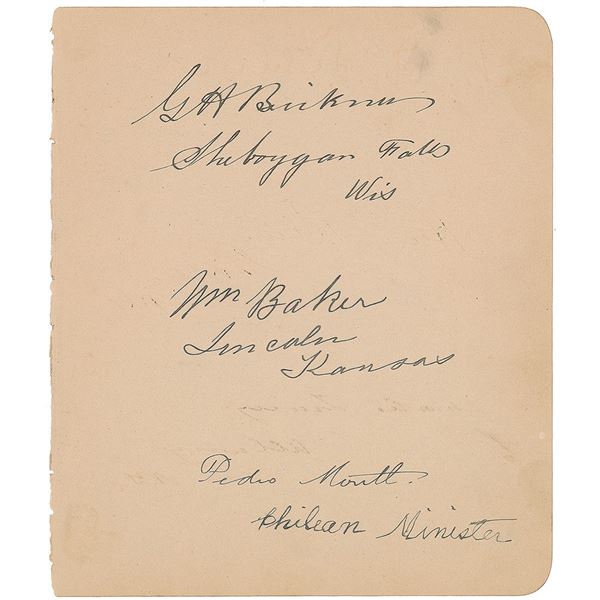 Pedro Montt Signature