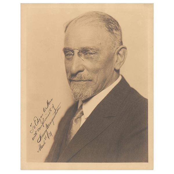 Henry Morganthau, Sr. Signed Photograph