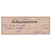 Image 1 : Eliot Ness Signed Check