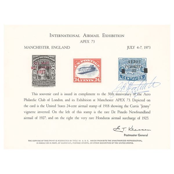 James H. Doolittle (4) Signed Items