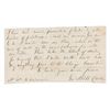 Image 1 : George B. McClellan Partial Autograph Letter Signed