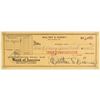 Image 2 : Walt Disney Signed Check