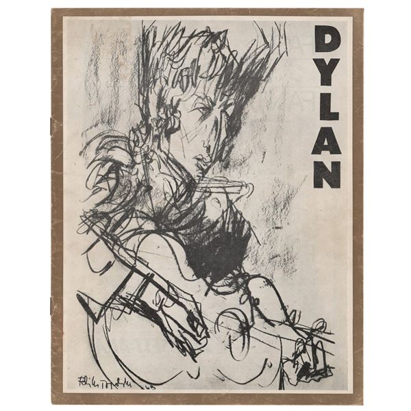 Bob Dylan Signed 1966 Australia Program