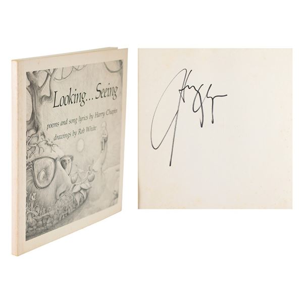 Harry Chapin Signed Book