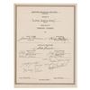 Image 1 : Judy Garland Signed Cast Sheet for Little Nellie Kelly