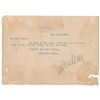 Image 1 : Harry Houdini Typed Letter Signed