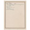 Image 2 : Fifty Roads to Town Multi-Signed Cast Sheet
