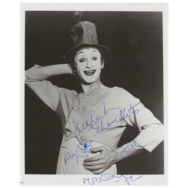 Marcel Marceau Signed Photograph