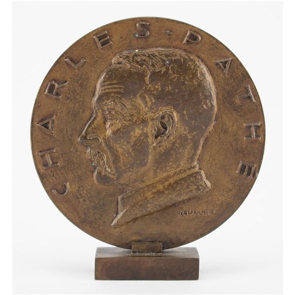 Pathe Films Bronze 50th Anniversary Medallion