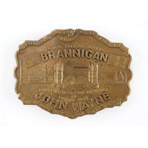 John Wayne: Movie Buckle for Brannigan