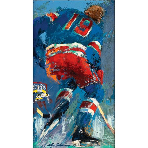 LeRoy Neiman Original Oil Painting of Jean Ratelle