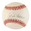 Image 1 : Hank Aaron Signed Baseball