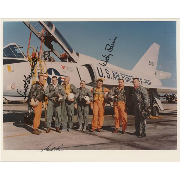 Mercury Astronauts (3) Signed Photograph