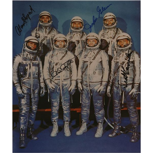 Mercury Astronauts (4) Signed Photograph