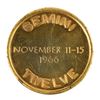 Image 2 : Buzz Aldrin's Gemini 12 Flown Gold-Plated Fliteline Medallion
