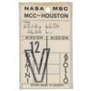 Image 1 : Alan Bean's Gemini 12 MSC MCC-Houston Badge
