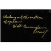 Image 2 : Walt Cunningham Signed Oversized Photograph