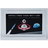 Image 2 : Apollo 8 Flown Heatshield and Checklist Segment Display
