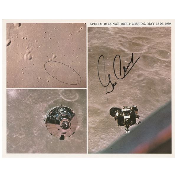 Gene Cernan Signed Photograph