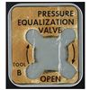 Image 3 : Apollo 12 Flown Command Module Pressure Equalization Valve Decal