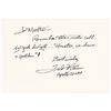 Image 1 : Fred Haise Autograph Quotation Signed