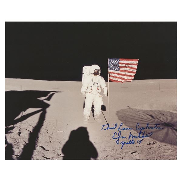 Edgar Mitchell Signed Photograph