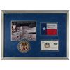 Image 1 : Charlie Duke's Apollo 16 Flown Texas State Flag