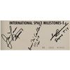 Image 2 : International Space Milestones: Lovell, McCandless, and Dzhanibekov Signed Spaceshots Print