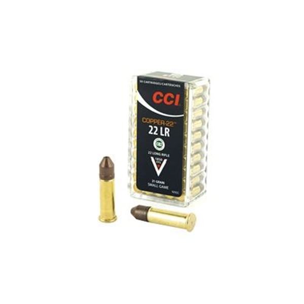 CCI COPPER-22 22LR 21GR - 50 RDS