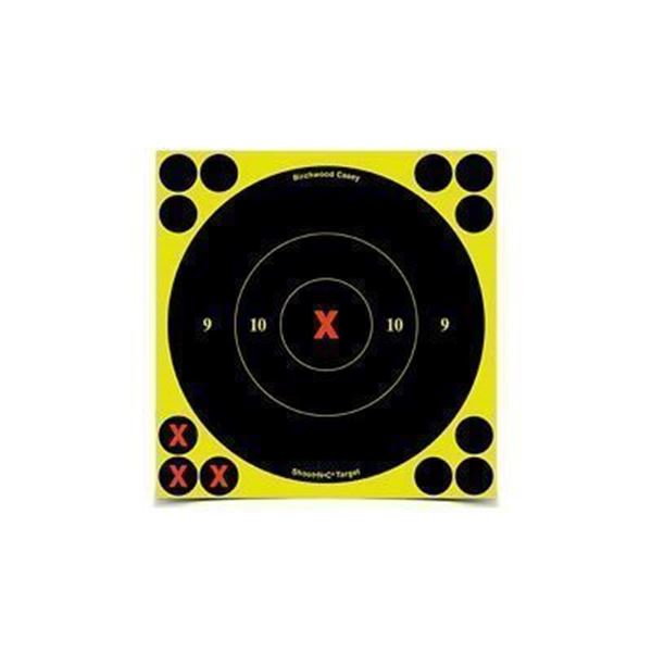 B/C SHT-N-C RND BULLSEYE TGT 100-6"