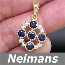 Gem Certified 2.50 ct Yellow Sapphire & VS Diamond Ring