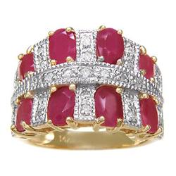 Gem Certified 1.25 ct Sapphire & VS Diamond Ring 14kt