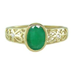 Certified .50 ct Amethyst & Diamond Pendant 14k