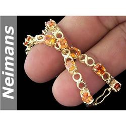 Gem Certified 2.00 ct Citrine & Diamond Ring 14kt Gold