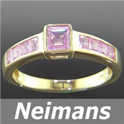 Certified 6.25 ct Amethyst & Diamond Pendant 14kt Gold