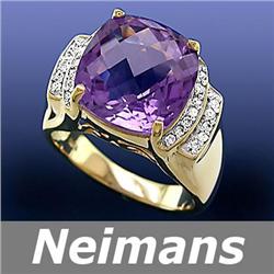 Certified 3.75ct Blue & White Sapphire Pendant 14K Gold