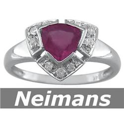 Antique Gem 3.50 ct Aquamarine & Diamond Ring 14kt Gold