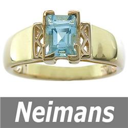 Gem Certified 3.75 ct Citrine & Diamond Ring 14kt Gold