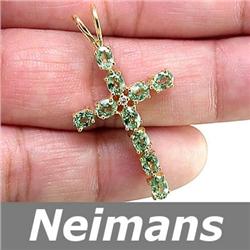 Vintage Gem 2.50 ct Aquamarine & Diamond Ring 14kt Gold