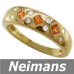 Certified 5.25 ct Star Sapphire & Diamond Ring 14k Gold