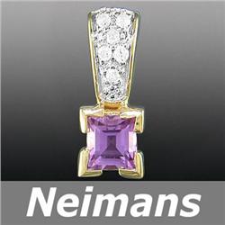 Estate 2.50 ct Green Sapphire & Diamond Ring 14kt Gold