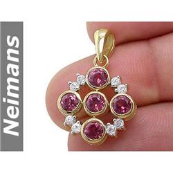 Certified 11.25 ct Rose Pink Amethyst Ring 14kt