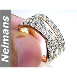 Certified 5.00 ct Zircon & Diamond Stud Earrings 14kt