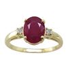 Image 1 : Fine Gem 2.25 ct Ruby & VS Diamond Ring 14kt Certified