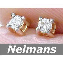 USGL Certified .25 ct Diamond Stud Earrings 14kt Gold