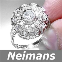 USGL Certified .75 ct Diamond Cocktail Ring 14kt Gold