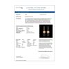 Image 4 : 4.1 ctw Canary Citrine & Diamond Victorian Earrings 14K Rose Gold - REF-124N4F